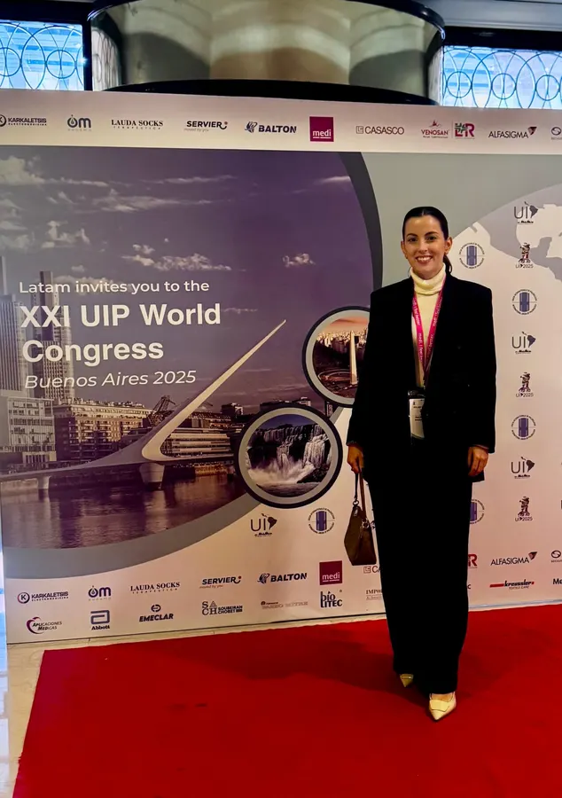 Dra. Vitória no XXI UIP World Congress, Buenos Aires 2025